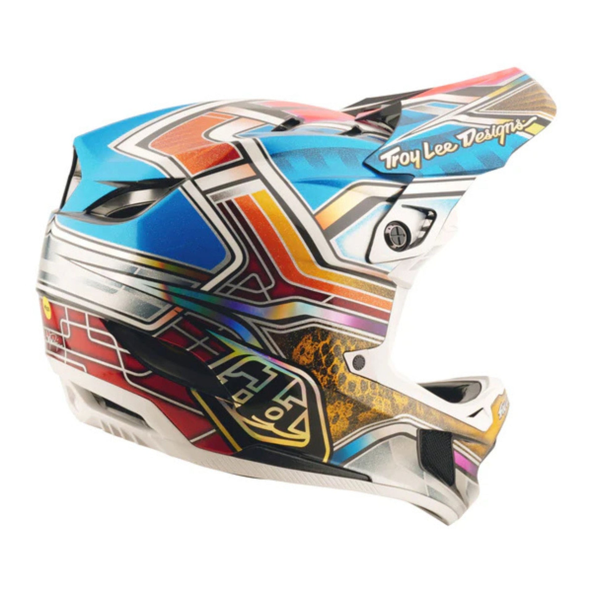 D4 Carbon Helmet; Lowrider Blue